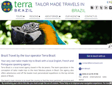 Tablet Screenshot of brazil-travel.com